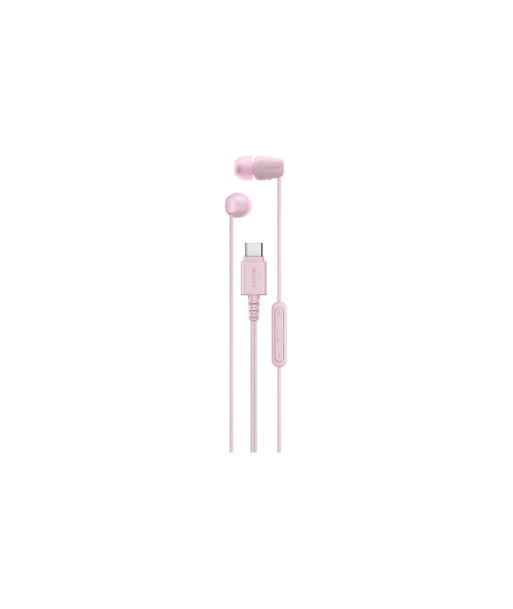 Sony IER‑EX15C USB‑C Wired Earbuds with Mic, Pink | Sony Sony IER‑EX15C USB‑C Wired Earbuds with Mic, Pink | Sony