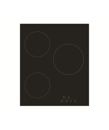 Simfer, H4.030.DECSP, Vitroceramic, Number of burners/cooking zones 3, Touch, Black