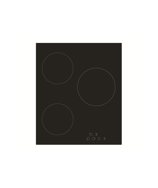 Pliidiplaat Simfer, H4.030.DECSP, Vitroceramic, Number of burners/cooking zones 3, Touch, Black