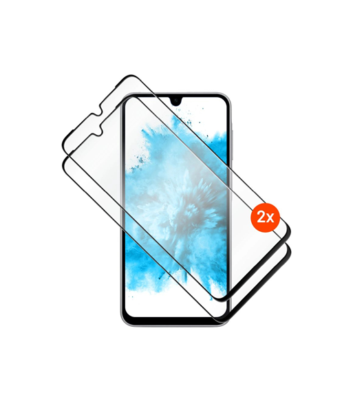 Fixed Screen protector, Samsung, Galaxy A17 4G/5G, Tempered glass, Black, Full-Cover 2.5D