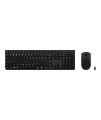 Lenovo Professional Wireless Rechargeable Combo Keyboard and Mouse-Nordic | Lenovo