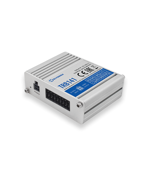 LTE Gateway: No WiFi, 4G, Input/Output, Micro USB, LTE Gateway, TRB141, No Wi-Fi, Ethernet LAN (RJ-45) ports 0, Mesh Support