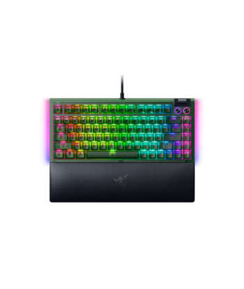 Игровая клавиатура Razer BlackWidow V4 75%, Mechanical, Wired, US, Phantom Green Edition, Razer Mechanical Switches (Tactile)