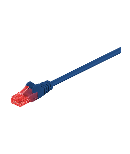 Goobay 68432 CAT 6 Patch Cable, U/UTP, blue | Goobay Goobay 68432 CAT 6 Patch Cable, U/UTP, blue | Goobay