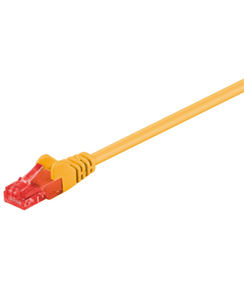 Goobay 68433 CAT 6 Patch Cable, U/UTP, yellow | Goobay
