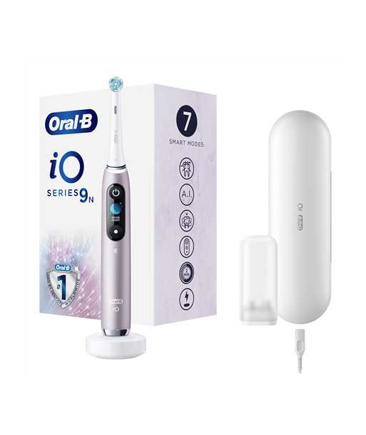 Hambahari Oral-B, iO9 Series 9, Rechargeable, For adults, Number of brush heads included 1, Number of teeth brushing
