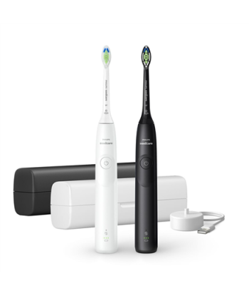 Hambahari Philips HX7109/01 Sonicare Series 5300, Duo pack, Black and White
