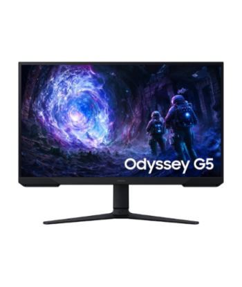 Samsung Odyssey G5 G51F, 27", VA, QHD, 16:9, 180 Hz, 1 ms, 2560 x 1440 pixels, 300 cd/m², HDMI ports quantity 2, Black