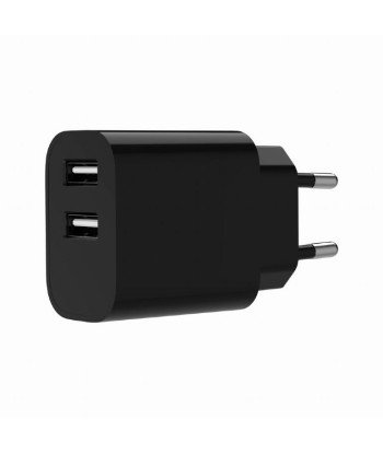 CHARGER USB UNIVERSAL BLACK/2P TA-UC-2A12-01-BK GEMBIRD