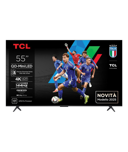 TV Set TCL 55" 4K Ultra HD 3840 x 2160 pixels Flat 16:9 QD-Mini LED 55Q6C