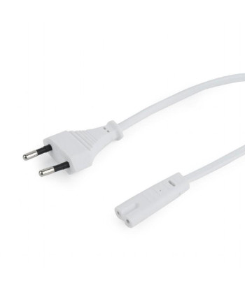 CABLE POWER EU 1.8M/WHITE PC-184/2-W GEMBIRD