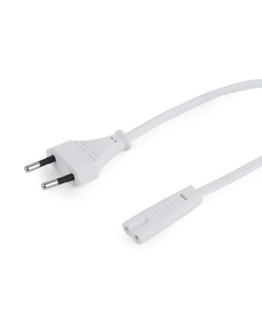 CABLE POWER EU 1.8M/WHITE PC-184/2-W GEMBIRD