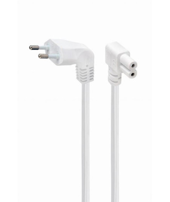 CABLE POWER EU 2.5M ANGLED/PC-184L-VDE-2.5M-W GEMBIRD
