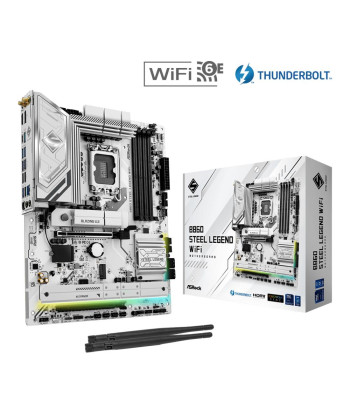 Mainboard ASROCK Intel B860 Express LGA1851 ATX Memory DDR5 Memory slots 4 1xPCI-Express 4.0 16x 1xPCI-Express 5.0 16x 1xM.2