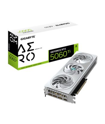 Gigabyte GeForce RTX 5060 Ti AERO OC 16G, NVIDIA, 16 GB, GeForce RTX 5060 Ti, GDDR7, HDMI ports quantity 1, PCI-E 5.0