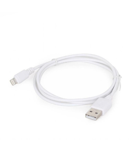 CABLE LIGHTNING TO USB2 2M/WHT CC-USB2-AMLM-2M-W GEMBIRD