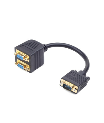 CABLE VGA DUAL SPLITTER/CC-VGAX2-20CM GEMBIRD