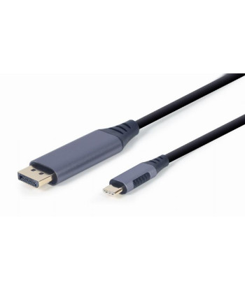 CABLE USB-C TO DP 1.8M/GREY CC-USB3C-DPF-01-6 GEMBIRD