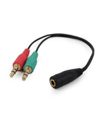 CABLE AUDIO 3.5MM SOCKET TO/2X3.5MM PLUG CCA-418 GEMBIRD