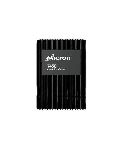 SSD MICRON SSD series 7450 PRO 3.84TB PCIE NVMe NAND flash technology TLC Write speed 5300 MBytes/sec Read speed 6800