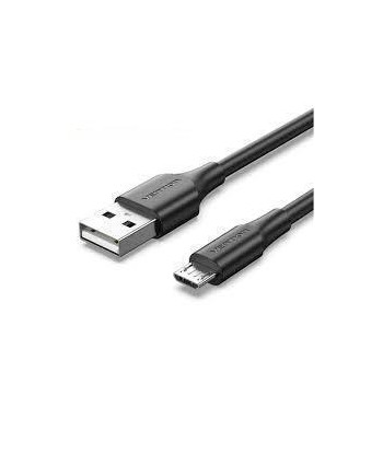 CABLE USB2.0 TO MICRO-B/0.5M BLACK CTIBD VENTION