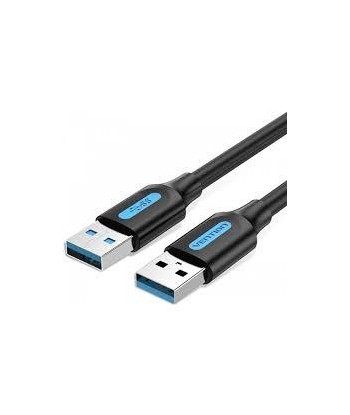 CABLE USB3.0 MALE TO MALE/0.5M BLACK CONBD VENTION