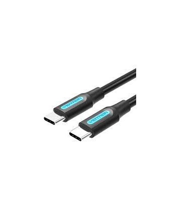 CABLE USB-C TO USB-C/1M BLACK COSBF VENTION