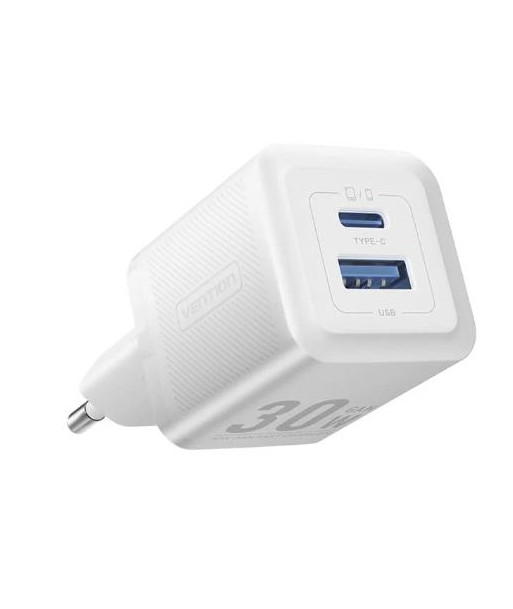 MOBILE CHARGER WALL 30W USB/2P WHITE FEQW0-EU VENTION MOBILE CHARGER WALL 30W USB/2P WHITE FEQW0-EU VENTION