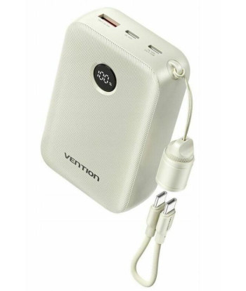 POWER BANK USB 20000MAH 22.5W/BEIGE FKBN0-C VENTION