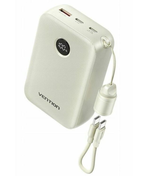 Внешний аккумулятор USB 20000MAH 22.5W/BEIGE FKBN0-C VENTION