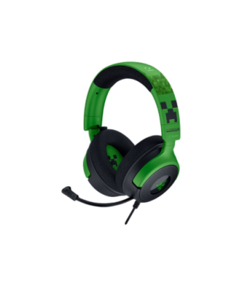 Razer Gaming Headset, Kraken V4 X, Wired, Over-Ear, Microphone, Minecraft Edition