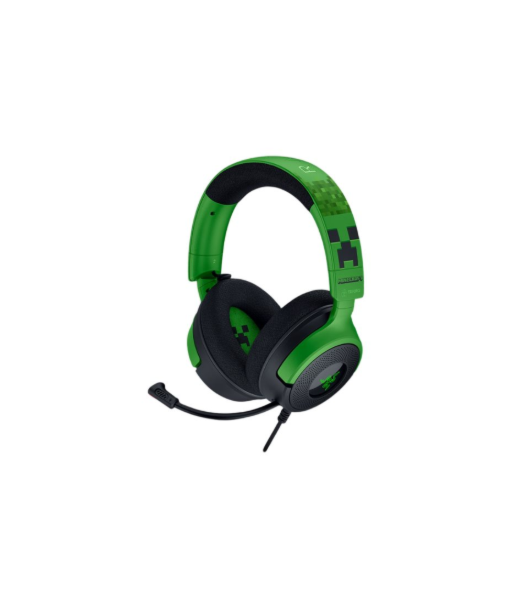 Razer Gaming Headset, Kraken V4 X, Wired, Over-Ear, Microphone, Minecraft Edition