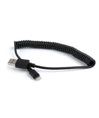 CABLE LIGHTNING TO USB2 1.5M/SPIRAL CC-LMAM-1.5M GEMBIRD
