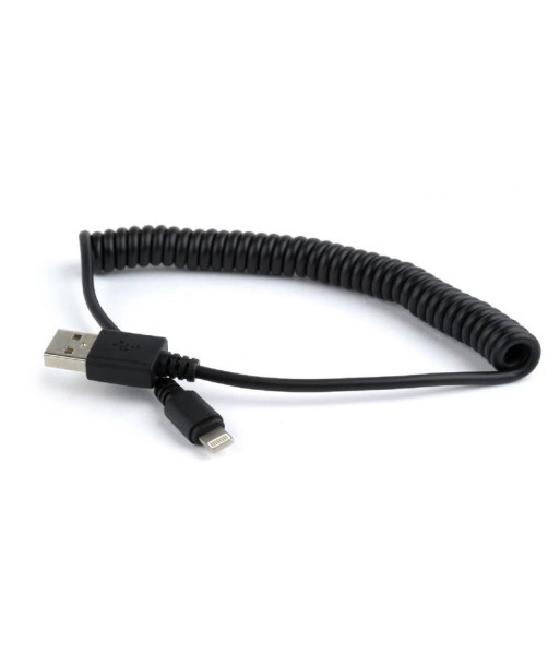 CABLE LIGHTNING TO USB2 1.5M/SPIRAL CC-LMAM-1.5M GEMBIRD CABLE LIGHTNING TO USB2 1.5M/SPIRAL CC-LMAM-1.5M GEMBIRD
