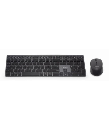 Klaviatuur ja hiir WRL ENG/SLIM KBS-ECLIPSE-M500 GEMBIRD