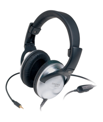 Kõrvaklapid Koss, UR29, Wired, On-Ear, Noise canceling, Black/Silver