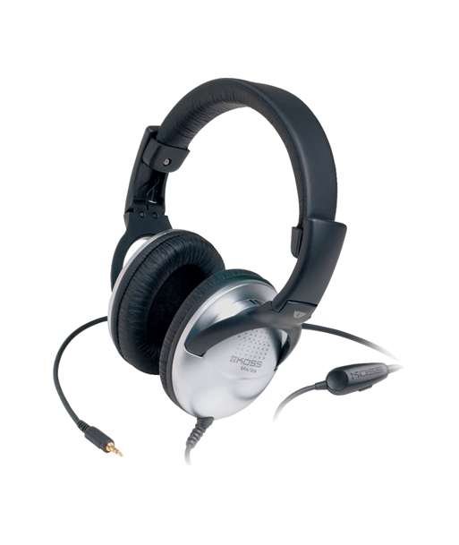 Kõrvaklapid Koss, UR29, Wired, On-Ear, Noise canceling, Black/Silver