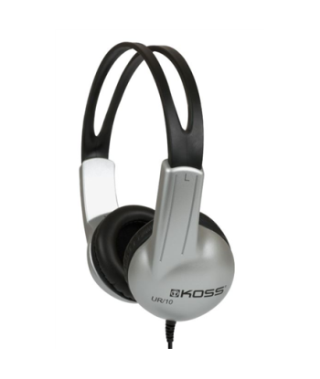 Koss, Headphones, UR10, Wired, On-Ear, Silver/Black