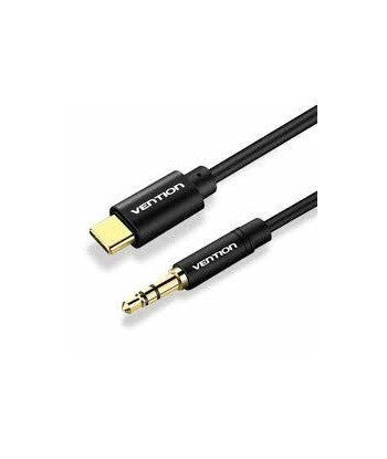 CABLE AUDIO 3.5MM TO USB-C/1.5M BLACK BGABG VENTION