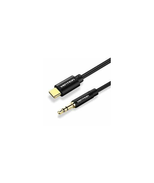 CABLE AUDIO 3.5MM TO USB-C/1.5M BLACK BGABG VENTION CABLE AUDIO 3.5MM TO USB-C/1.5M BLACK BGABG VENTION
