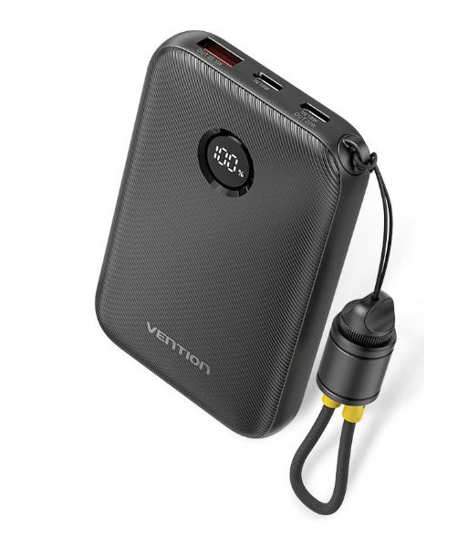 POWER BANK USB 10000MAH 22.5W/BLACK FKAB0-C VENTION