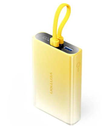 Akupank powerbank USB 10000MAH 22.5W/YELLOW FHZY0 VENTION