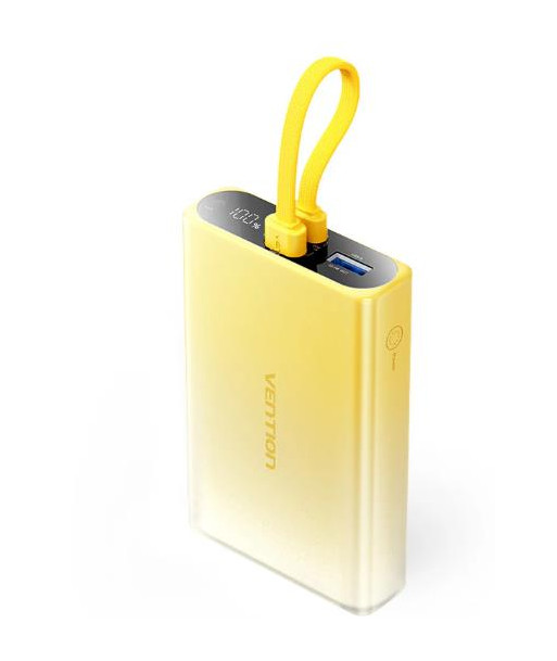 Akupank powerbank USB 10000MAH 22.5W/YELLOW FHZY0 VENTION Akupank powerbank USB 10000MAH 22.5W/YELLOW FHZY0 VENTION
