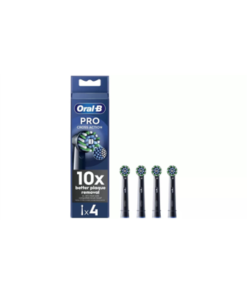 Hambaharja otsikud Oral-B Refill Pro Cross Action, 4 pcs, Black