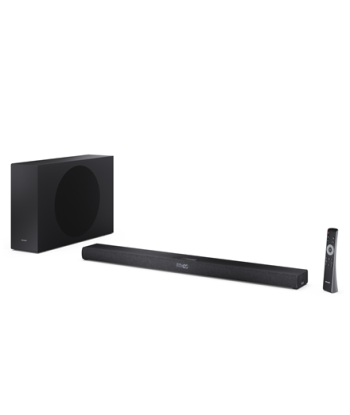 Sharp HT-SBW320 2.1ch Ultra-slim Dolby Atmos / DTS Virtual:X Soundbar with Wireless Subwoofer | Sharp