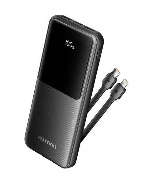 Akupank powerbank USB 10000MAH 22.5W/BLACK FHOB0 VENTION