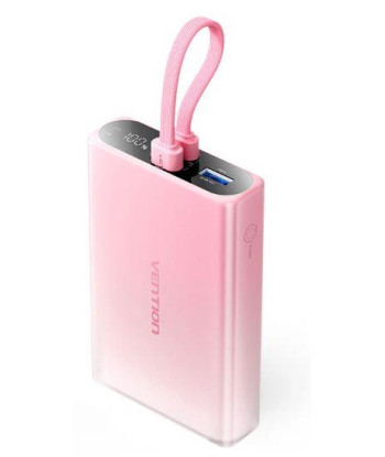 POWER BANK USB 10000MAH 22.5W/PINK FHZP0 VENTION