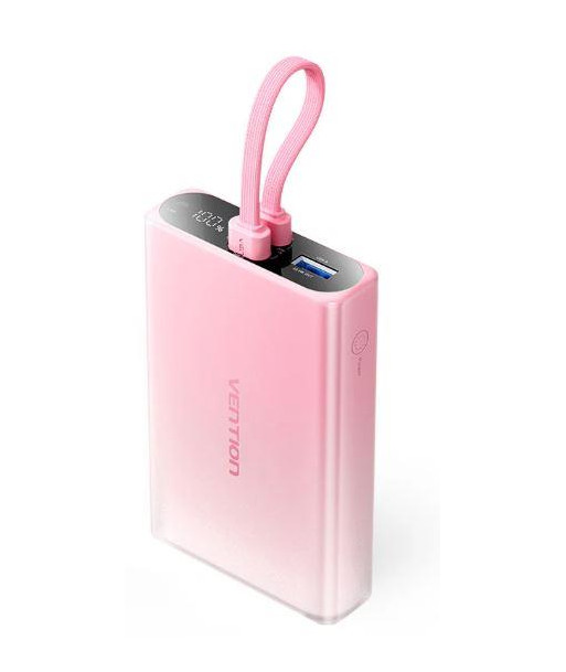 POWER BANK USB 10000MAH 22.5W/PINK FHZP0 VENTION