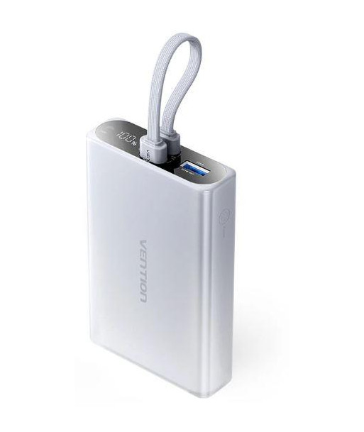 Внешний аккумулятор USB 10000MAH 22.5W/GRAY FHZM0 VENTION