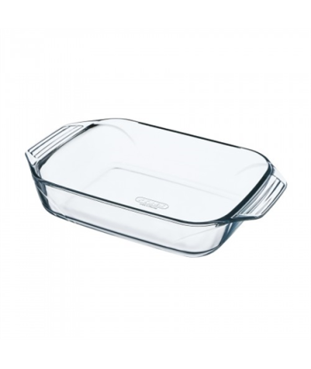 Pyrex, Glass baking dish PYREX OPTIMUM, rectangular, 31 x 20 cm, 1, Transparent
